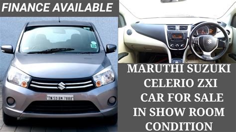 MARUTHI SUZUKI CELERIO ZXI CAR FOR SALE IN SHOWROOM CONDITION FINANCE