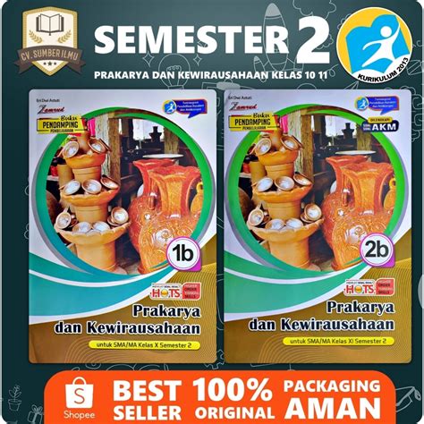 Jual Lks Prakarya Dan Kewirausahaan Sma Ma Kelas Semester