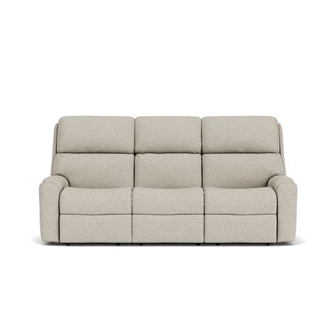 Flexsteel Reclining Sofa With Console | Cabinets Matttroy