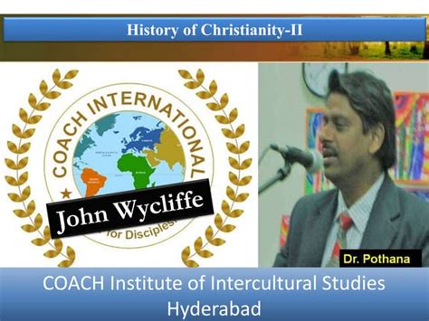 Lecture-4; John Wycliffe_Reformation | PPT