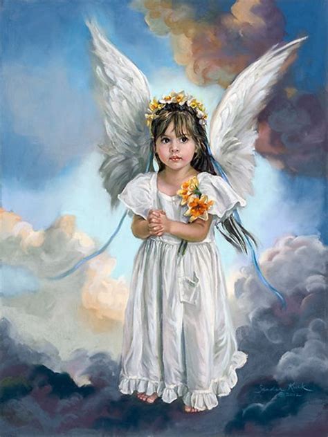 Sandra Kuck March Daffodil Angel Art Prints Fairy Angel Angel Pictures Angel Images