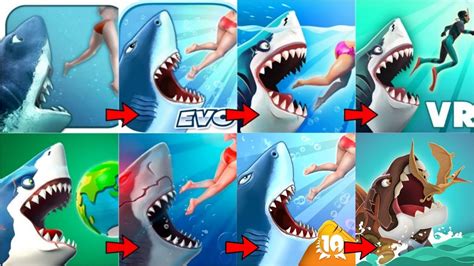 The Evolution Of Hungry Shark Logo Through The Years