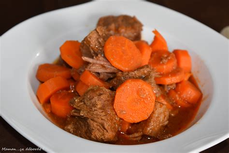 Boeuf aux carottes Maman ça déborde