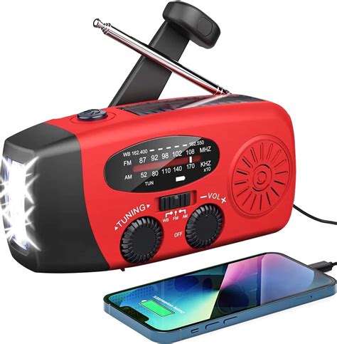 Fospower Radio Portable D Urgence M T O Avec Batterie De Mah