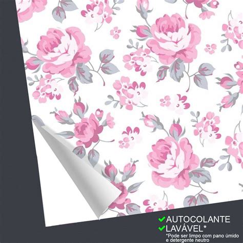 Papel De Parede Roses Adelia Qcola