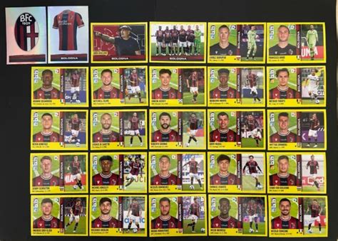 26 FIGURINE STICKERS Calciatori Panini 2021 22 Squadra Completa Bologna