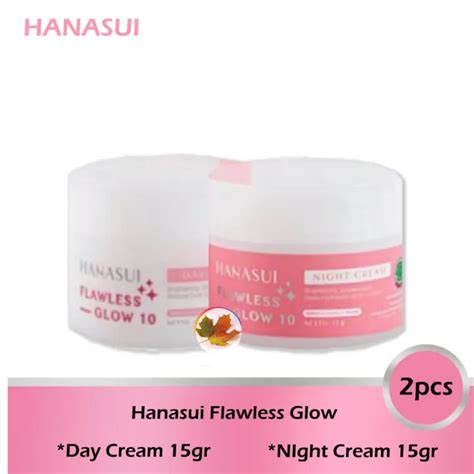 Hanasui Flawless Glow Day Night Cream Gr Lazada Indonesia