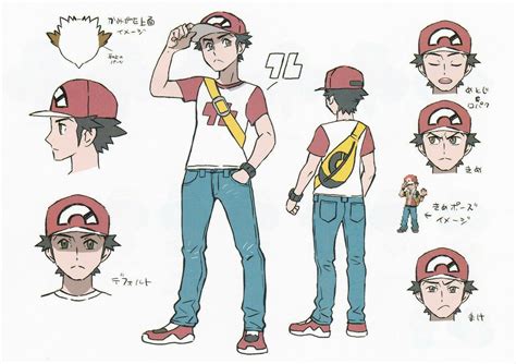 Red Alola Design Pokemon Trainer Red Pokemon Characters Pokemon Red