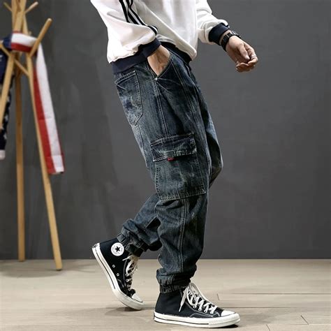 Pantalones Vaqueros De Estilo Hip Hop Para Hombre Vaqueros Holgados