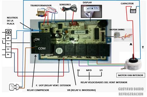 Diagrama De Conexion De Placa Universal De Aire Acondicionado