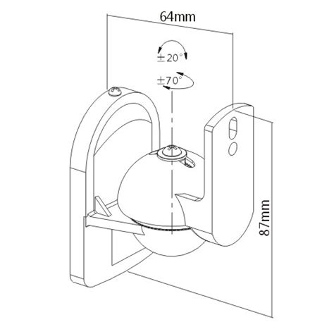 Swivel And Tilt Satellite Speaker Wall Mount Supplier And Manufacturer Lumi