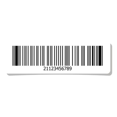 Barcode Sticker Design Element #AD