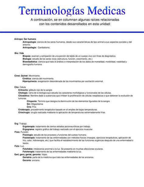 Terminología Medica Enfermero Isaias Rivas enfermeroisaiasrivas uDocz