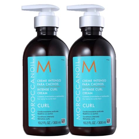 Kit Moroccanoil Intense Curl Creme Leave In 300ml 2 Unidades Único