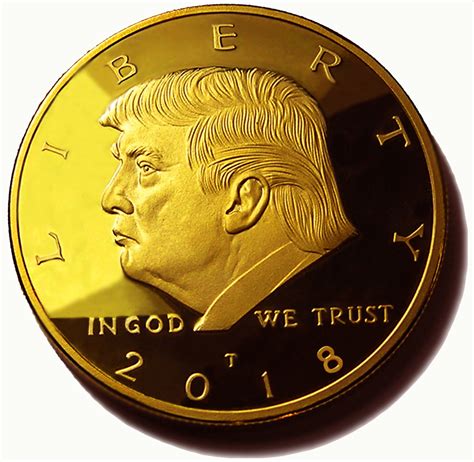 2018 Donald Trump 45th President Collectors Edition 24kt Gold Plated