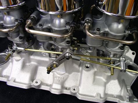 Sold Thanks Jim Edelbrock 3x2 Holley 94 Intake Manifold Sbc Tri Power The Hamb