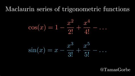 Maclaurin Series Of Trigonometric Functions YouTube