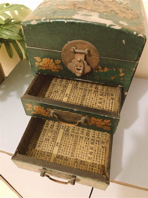 Vintage 木製飾物盒 興趣及遊戲 收藏品及紀念品 古董收藏 Carousell