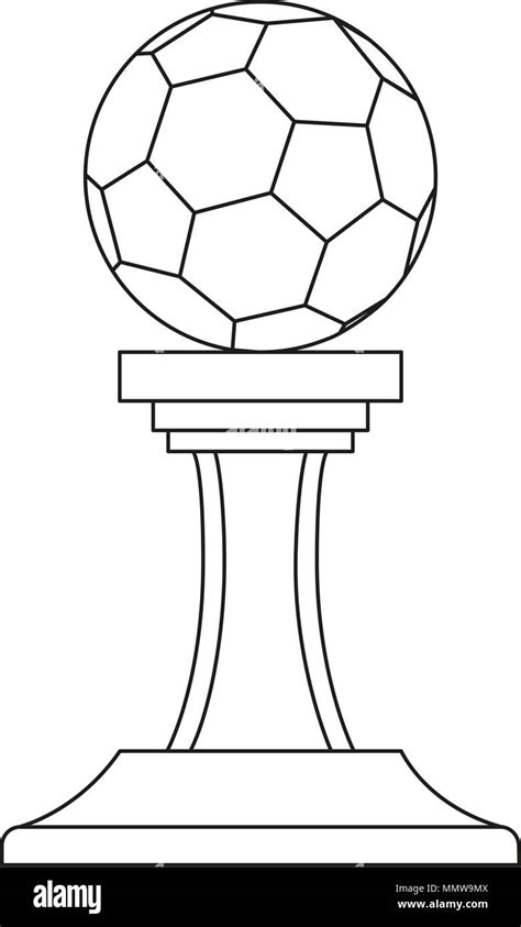 Cup Outline Trophy Illustration Hi Res Stock Photography And Images Alamy