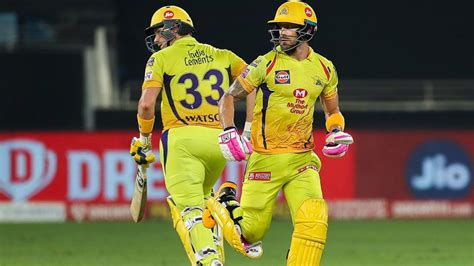 IPL 2020 Shane Watson Faf Du Plessis Fire CSK Bounce Back With 10