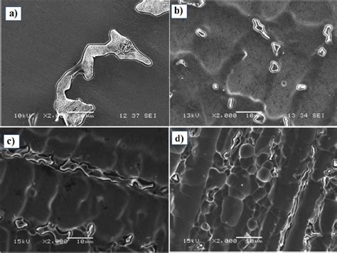 sem images   cr mo  alloy   distance   tip