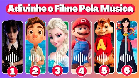 Adivinhe O Filme Pela Musica Super Mario Bros Wandinha Frozem