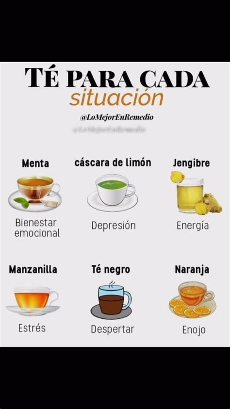 remediosparatusalud on Instagram Te Para Cada Situación Deseas un té