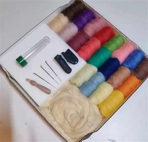 Kit Completo De Lãs Para Feltragem Tons Pastel Parcelamento sem juros