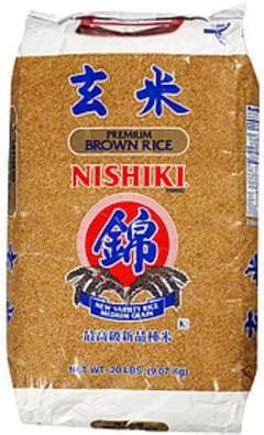 Nishiki Premium Brown Rice Rice - 20 lb, Nutrition Information | Innit