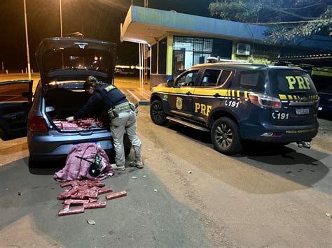 Prf Prende Traficante Kg De Maconha E Recupera Ve Culo Roubado