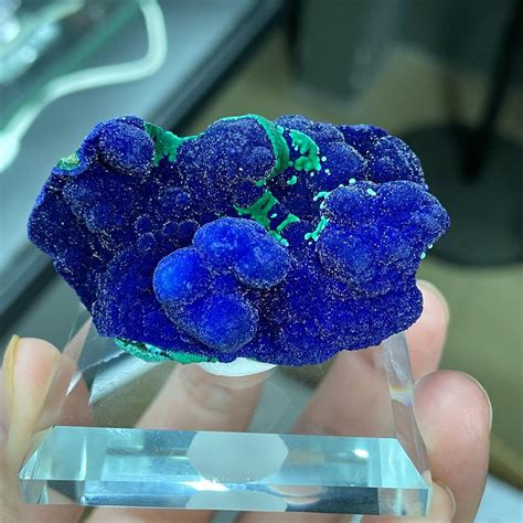 Geology Tweets On Twitter Azurite With Malachite Nice Color And