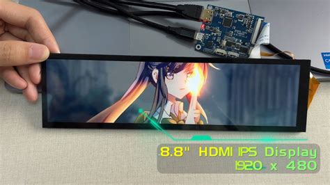 88 Inch 1920 X 480 Hdmi Ips Display Makerfabs Youtube