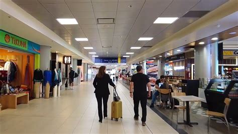 Walking Inside Mariscal Sucre International Airport In Quito Ecuador