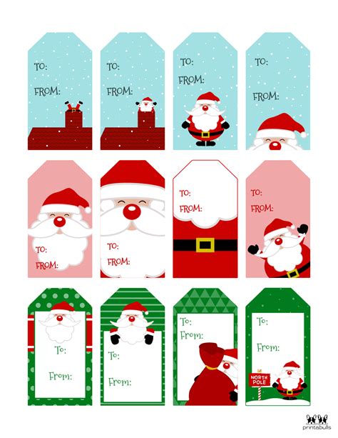 printable from santa labels 3
