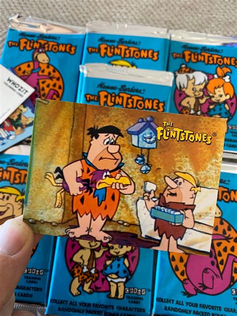 Cardz 1993 Hanna Barbera The Flintstones Sealed Trading Card Etsy