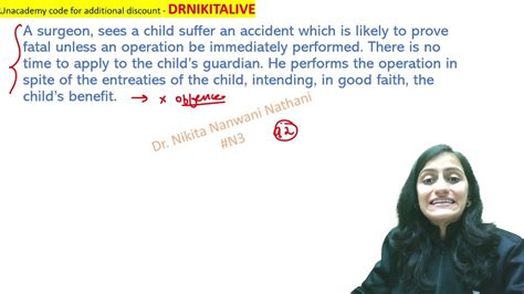 Mnemonic Of The Day Ipc Sections Fmt Dr Nikita Nanwani Youtube