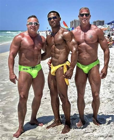 Gay Men In Their Swimsuits Giant Bulge