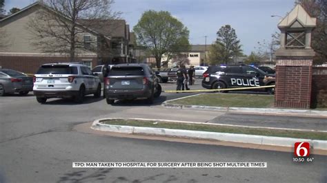 Man Injured In Shooting At Tulsa Apartment Complex Suspect On The Run