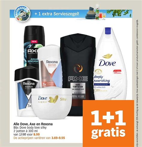 Alle Dove Axe En Rexona Aanbieding Bij Albert Heijn Folders Nl