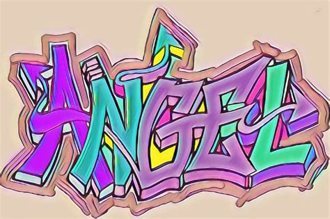 The Name Angel In Graffiti