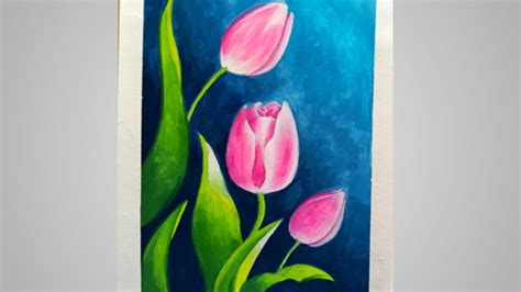 How To Make Beautiful Acrylic Tulips Step By Step Method To Make