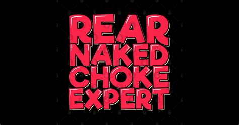 Rear Naked Choke Expert Jiu Jitsu Gift Sticker TeePublic