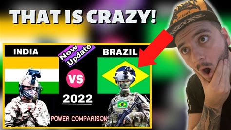 India Vs Brazil Military Power Comparison Indian Army Reaction