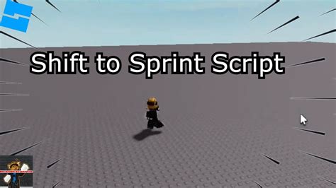 Roblox How To Shift To Sprint Script Youtube