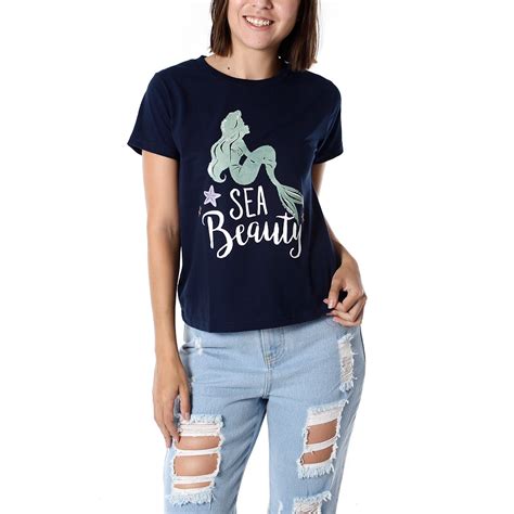 Playera Blanca Sirenita Ariel Cuidado Con El Perro Atelier Yuwa Ciao Jp