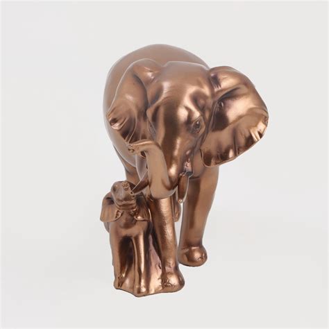 Buy Jaguar Polyresin Elephant And Calf Figurine From Home Centre At