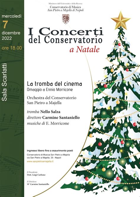 I Concerti Del Conservatorio A Natale Mercoled Dicembre Ore