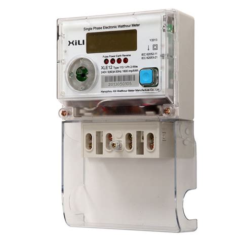 Single Phase Multifunction Energy Meter / Polycarbonate digital ...