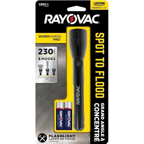 Rayovac Spot to Flood LED flashlight - Royal Battery Sales