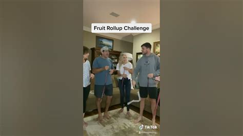 Quarantine Games 2020 Tik Tok Fruit Rollup Challenge Youtube